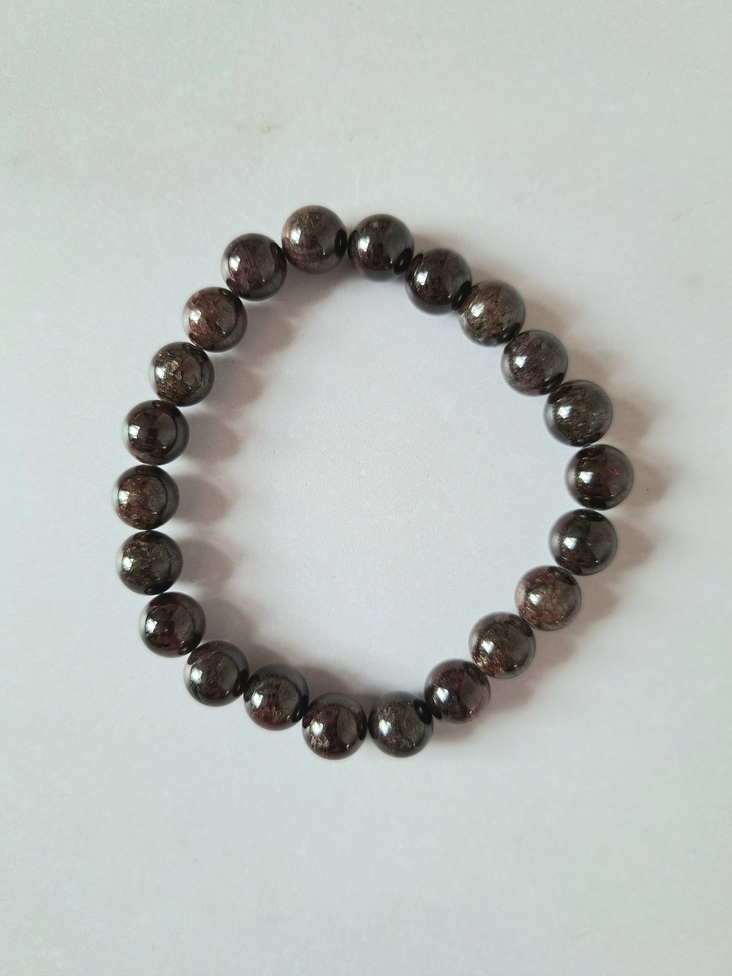 Kralenarmband granaat