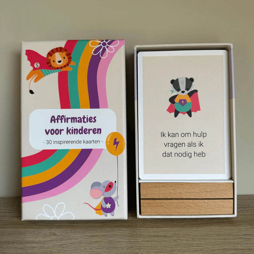Affirmatiekaarten voor kids