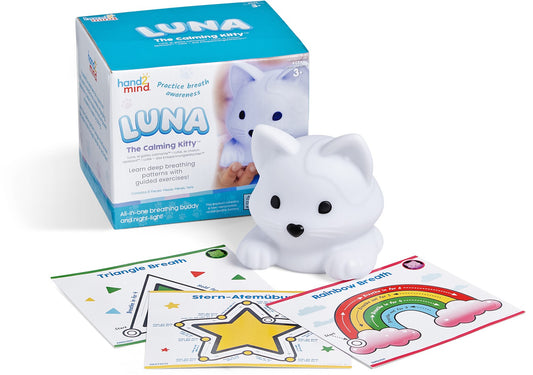 Ademhalingslamp en Nachtlampje Luna - Het kalmerende poesje