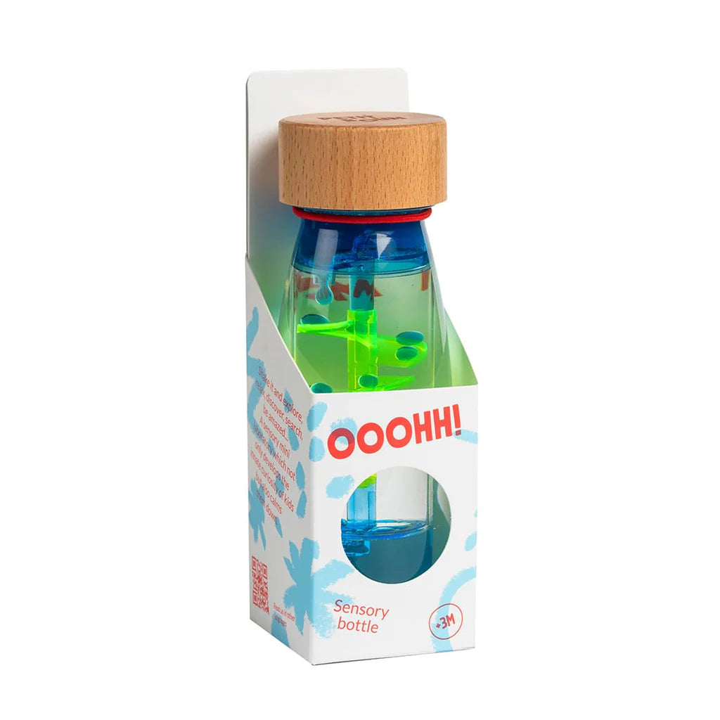 Petit Boum Move Bottle spiraal blauw