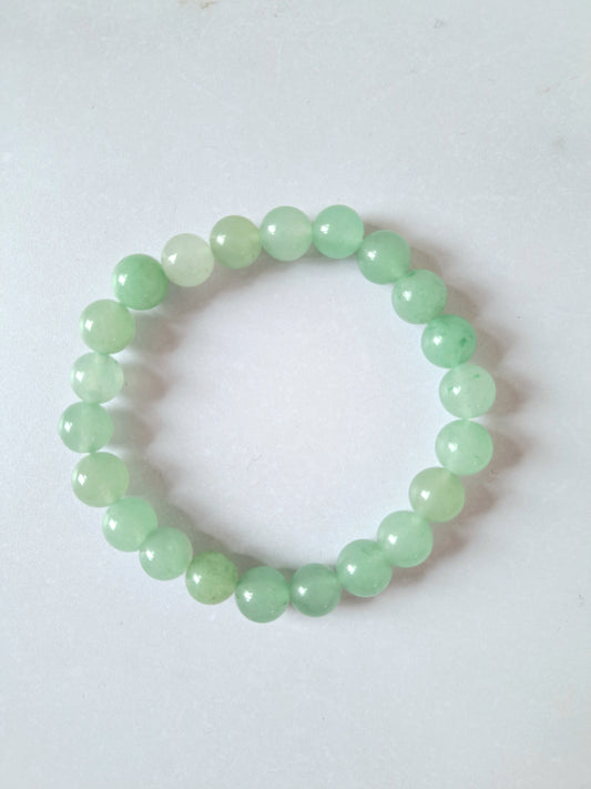 Kralenarmband groene aventurijn
