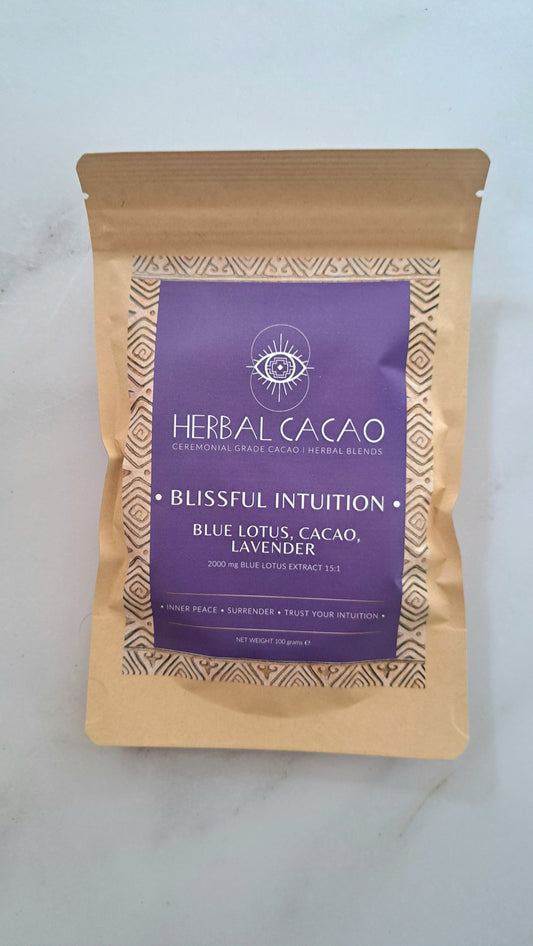 Ceremoniële Cacao Blauwe lotus, lavendel, vanille
